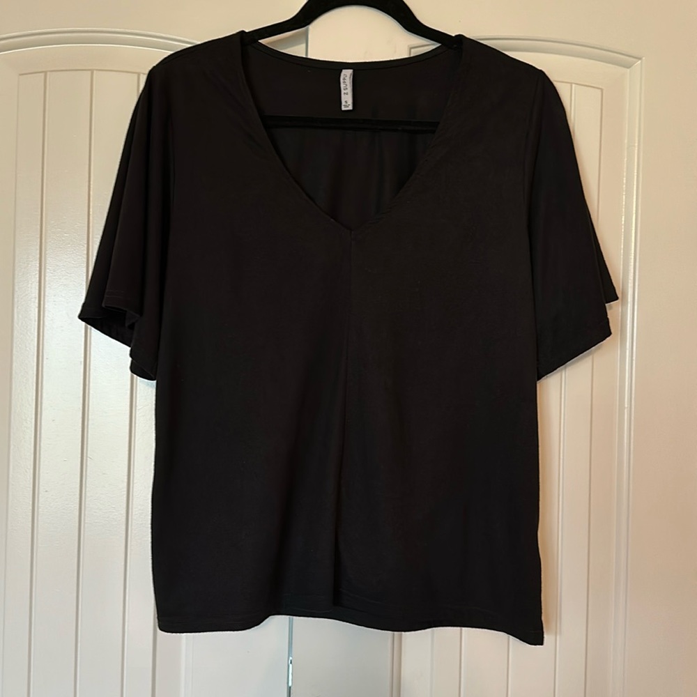 Z Supply Black Blouse Size SMALL